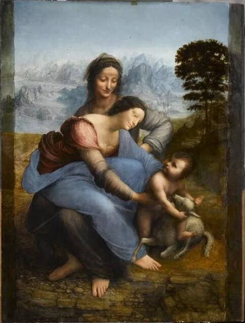 《圣母,圣子,圣安娜》(La Vierge, l‘Enfant Jésus et sainte Anne)
