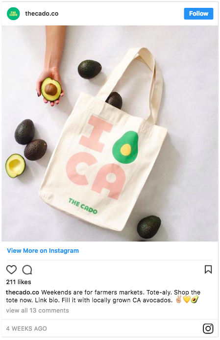 Instagram截图。图片:via thecado.co