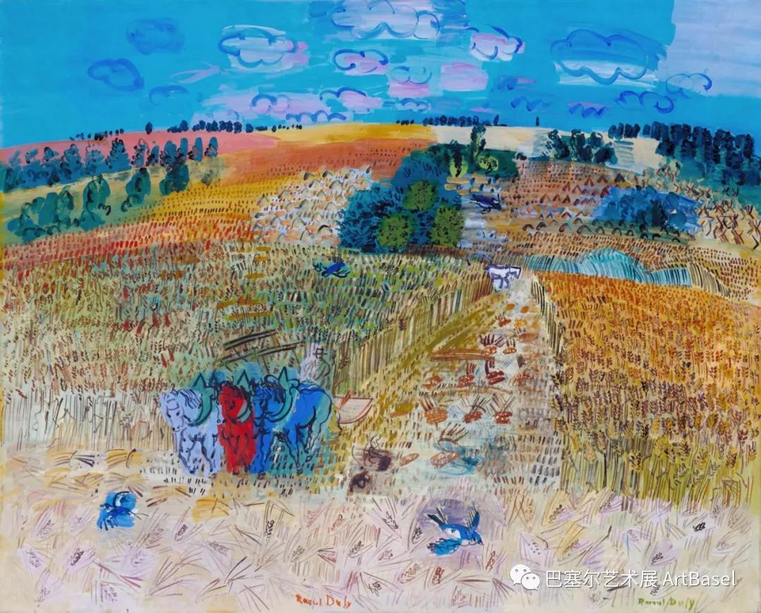 《The Wheatfield》（1929），Raoul Dufy，图片由泰特美术馆提供