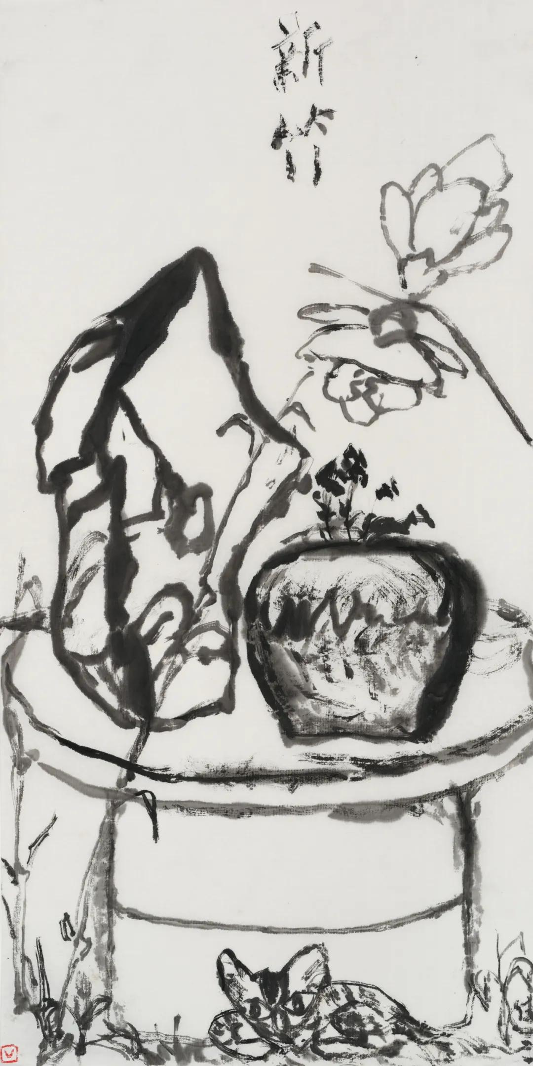 新竹 68cmX34cm 2019年