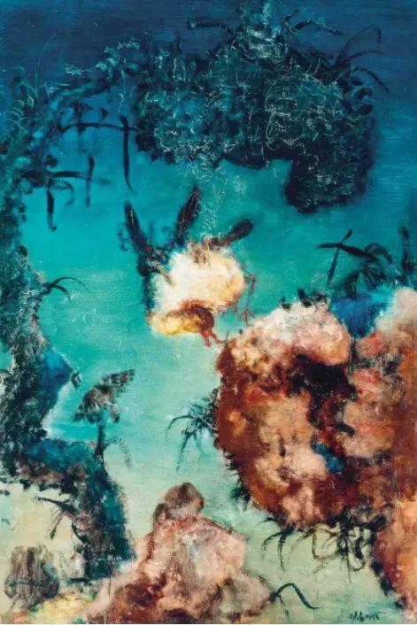 中国嘉德——周春芽《中国风景》 估价:1500万元——2000万元