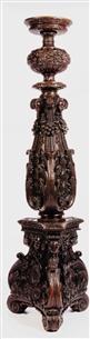 蜡烛台 意大利制 51×175×51cm 胡桃木 16世纪