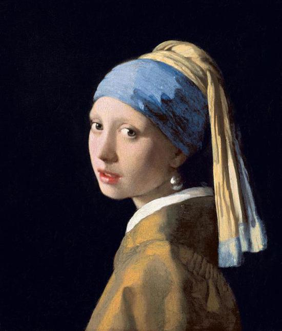 扬-维米尔,《戴珍珠耳环的少女》 ,1665年,海牙莫瑞泰斯皇家美术馆藏