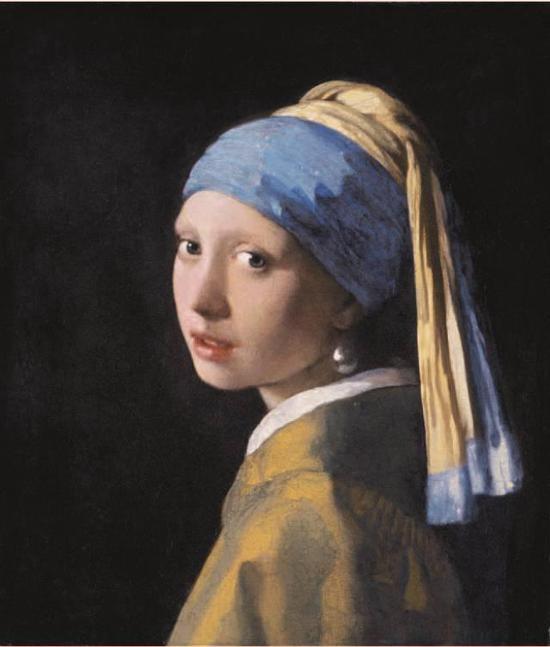 《戴珍珠耳环的少女》 维米尔 海牙莫里茨皇家博物馆收藏
