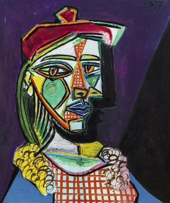 巴布罗·毕加索(Pablo Picasso)《玛莉·德雷莎·沃特》,1937年作 已售62,537,338美元