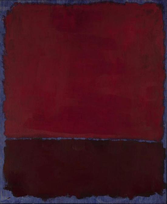 马克?罗斯科,《无题(蓝色上的红与酒红)》,1969年作,估价9,000,000–12,000,000美元
