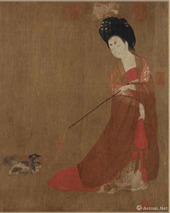 唐 欧阳询 行书仲尼梦奠帖卷 (局部)