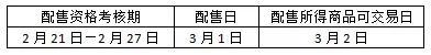 (考核期6个交易日)