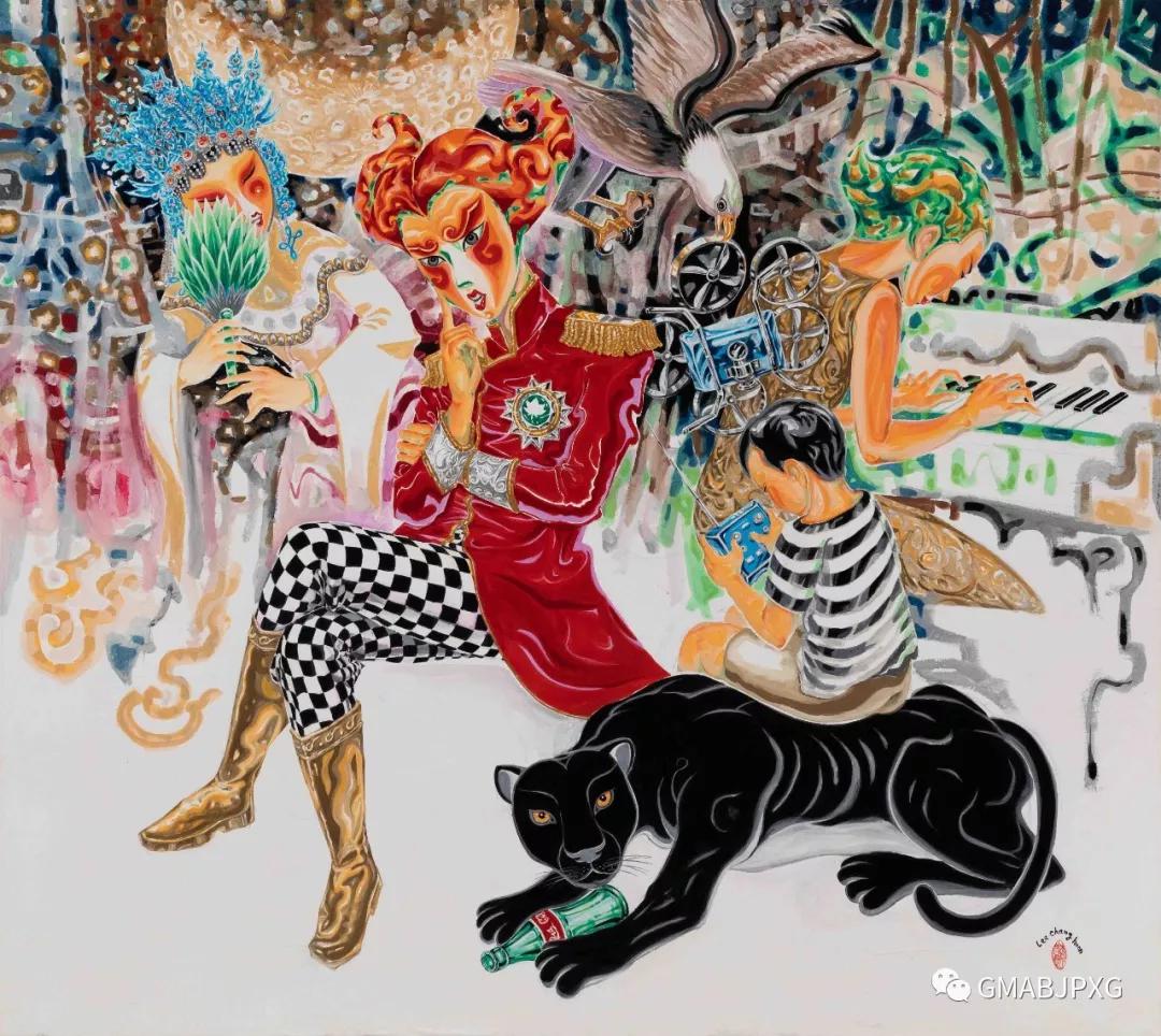 Here and Now 2019 宣纸设色 170x190cm