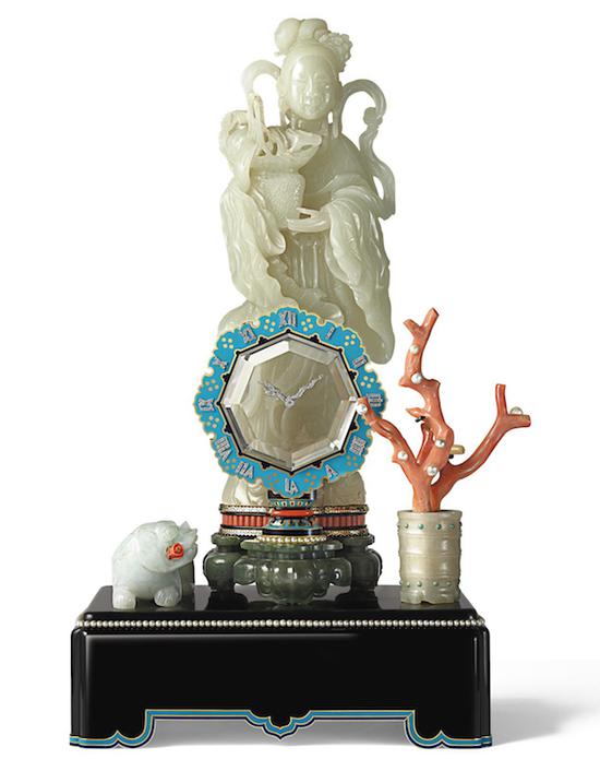20世纪早期，卡地亚打造的神秘钟独具东方韵味。