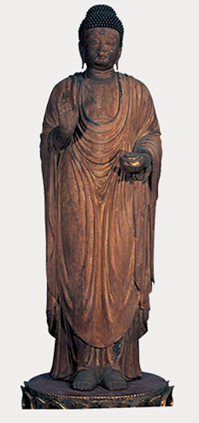 重要文化遗产 药师如来立像 平安时代(10世纪)京都春光寺藏