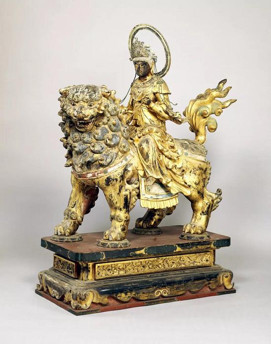 镀金涂漆木雕，康祐（1630–1689），1685-1689年