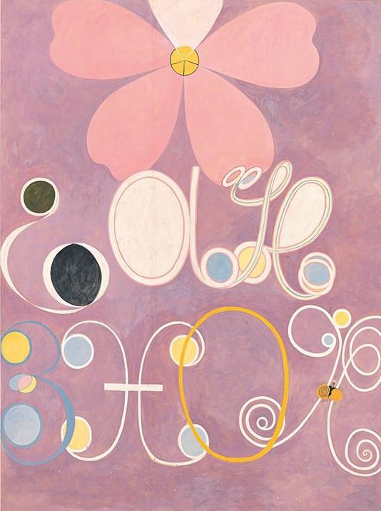 Hilma af Klint， Youth，Group IV， No 5。 The Ten Largest， 1907