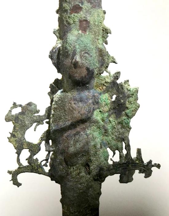 浙江博物馆展品,交叉手印式造像
