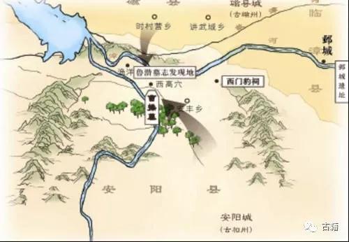 安阳、邯郸地理位置图