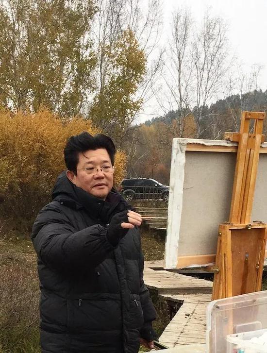 “美丽塞罕坝”秋季江浩老师在写生
