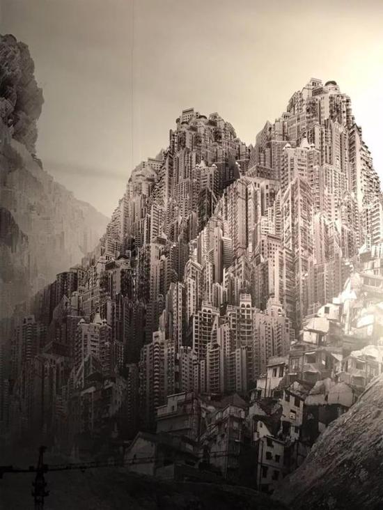 杨泳梁 《人造仙境:太古遗民》(局部)