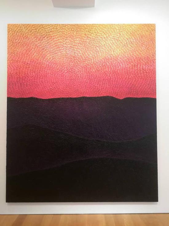 坐落在香港中环毕打行里的高古轩画廊,正在展出詹妮弗·圭迪的《日心说》系列。
