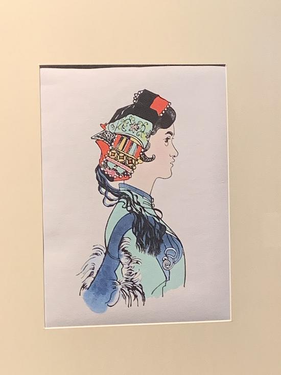 黄永玉 《阿诗玛》(此件在展览中为复制品)