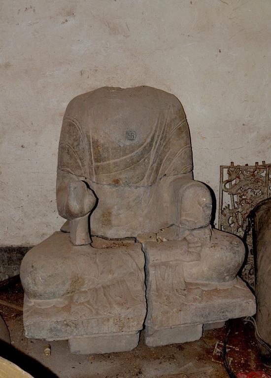 安阳宝山灵泉寺大留圣窟南壁佛像