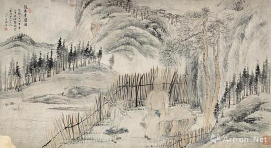 蔬香老圃图 齐白石 纸本墨笔 81×147cm