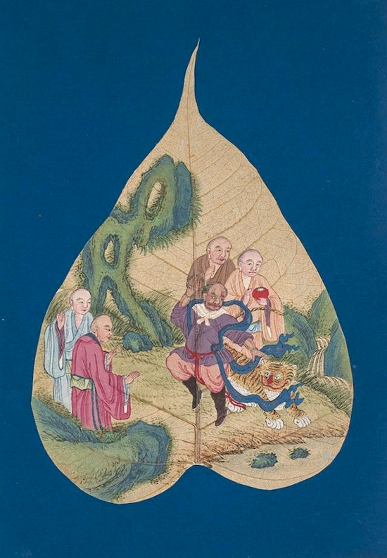 菩提叶罗汉画 大都会艺术博物馆藏