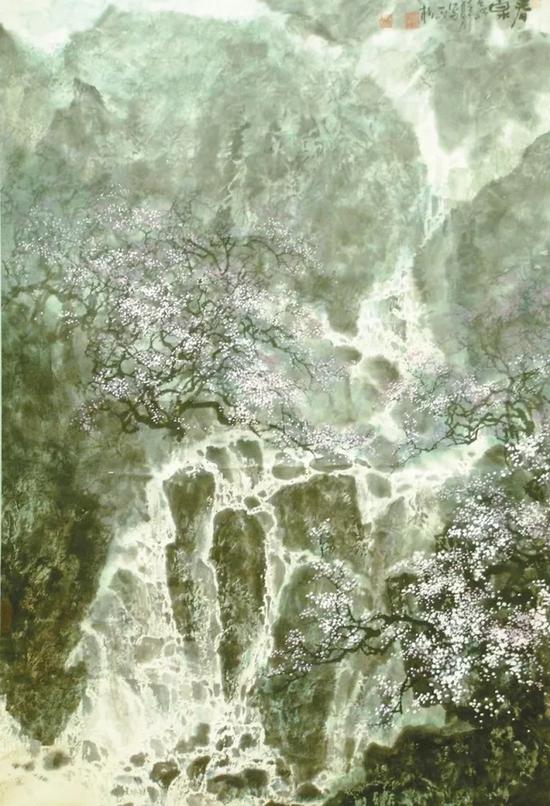 春泉作为历代画家的咏春之笔，为中国山水画史留下无限春色。
