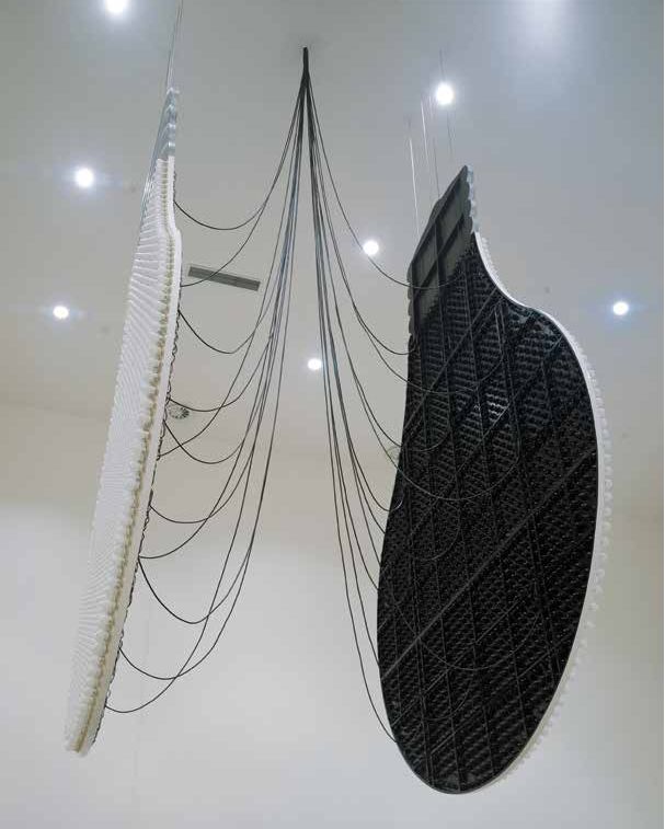 《从有限到无限》,综合材料装置,600 × 400cm,今日美术馆,北京,2007