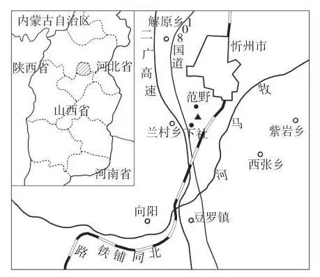 ▲墓葬位置示意图