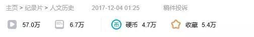 12月4日在B站上线,播放量57万,弹幕6.7万,有将近5.4万人收藏了该视频
