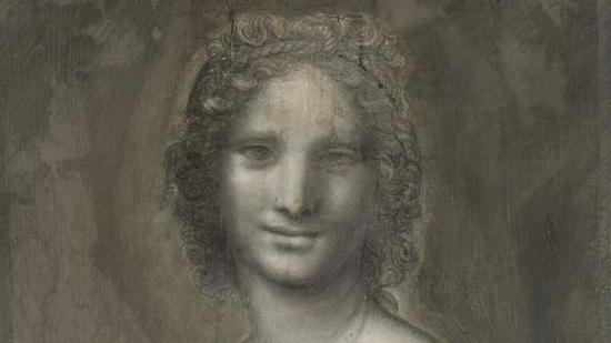 孔代美术博物馆珍藏的炭笔素描：蒙娜瓦娜（Monna Vanna） @Site du Domaine Chantilly