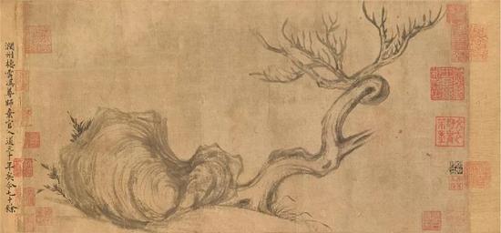 现身香港佳士得的《木石图》(传苏轼)