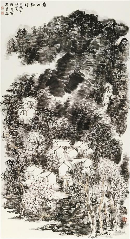 《商山新村》180cm×98cm 2006年