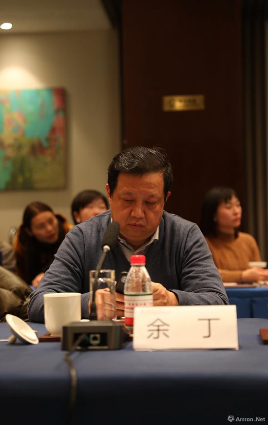 中央美术学院艺术管理与教育学院院长余丁(摄影:吴二)