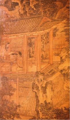 《高士图》(局部) 卫贤 五代