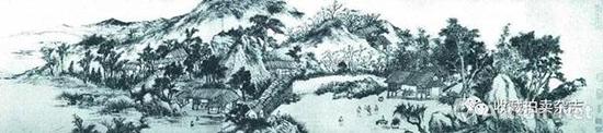 王宸《借园修禊图》(局部),1793年,南京博物院藏