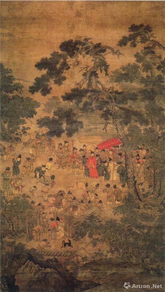 《望贤迎驾图》轴 上海博物馆