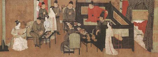领衔历代人物画展尽在《韩熙载夜宴图》