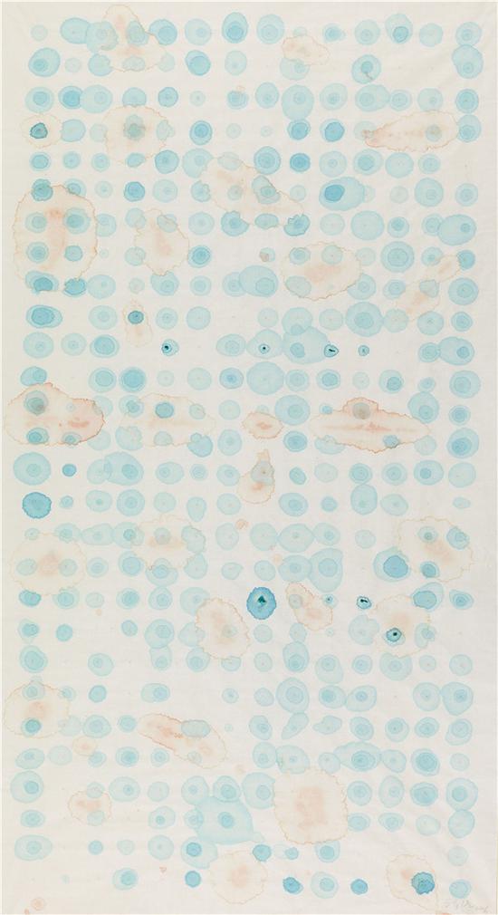 梁铨 蓝山咖啡 纸本设色177cm×96cm 2006