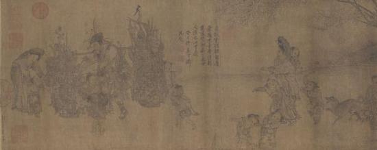 南宋 李嵩 《货郎图》卷 故宫博物院藏 (非此次展品)