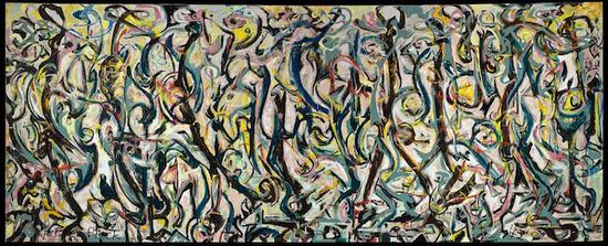 波洛克作品《壁画》(1943年)