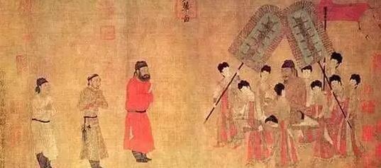 ▲阎立本 步辇图 故宫博物院藏