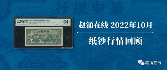 赵涌在线2022年10月纸钞行情回顾