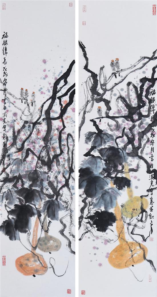 《福禄绵长图)》136×34m