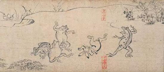 ▲ 鳥獣人物戯画