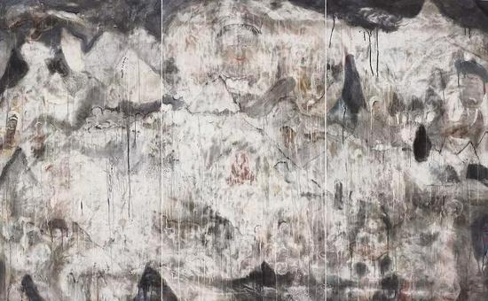 无生，纸本水墨，180x291cm，2019