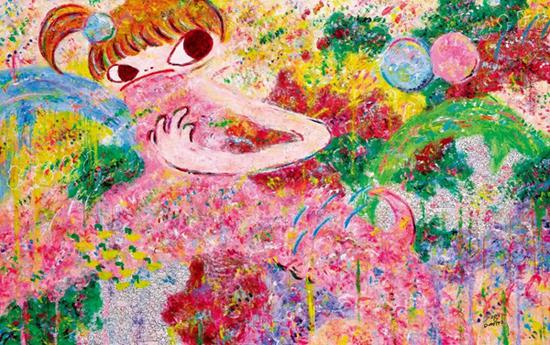 六角彩子《无题》
2015年作
压克力画布
120.5×190.3 cm。
成交价:HK$ 1,062,000
刷新艺术家作品拍卖纪录