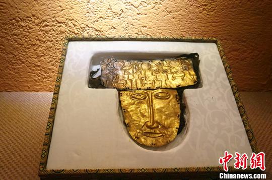 千年天珠 黄金面具等珍贵文物在西藏首次展出
