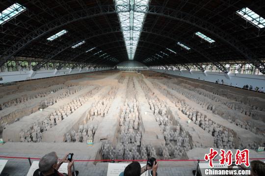 兵马俑坑(资料图) 张远 摄