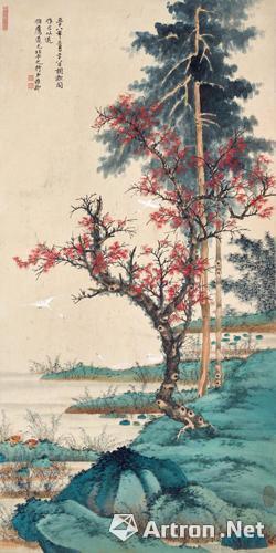 谢稚柳 《秋浦雁影》 1127万 北京诚轩2017年春拍中国书画专场(一)封面作品